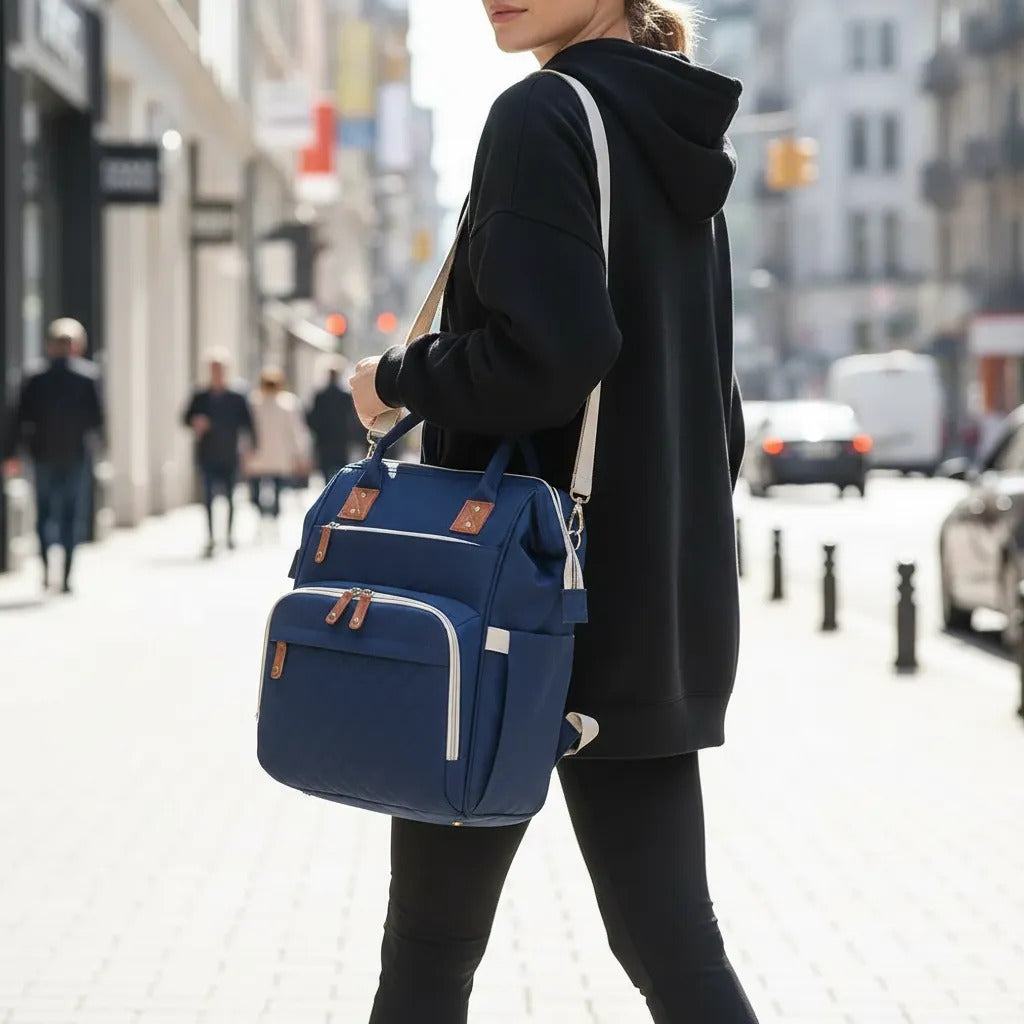 Bolso Pañalera Morral Moderno De Bebe