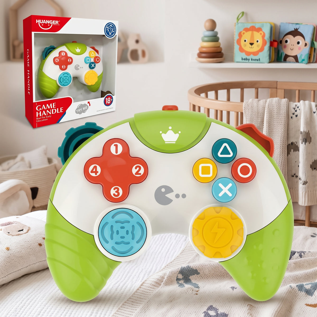 Control Game Juega Y Aprende Conmigo  Blanco/verde