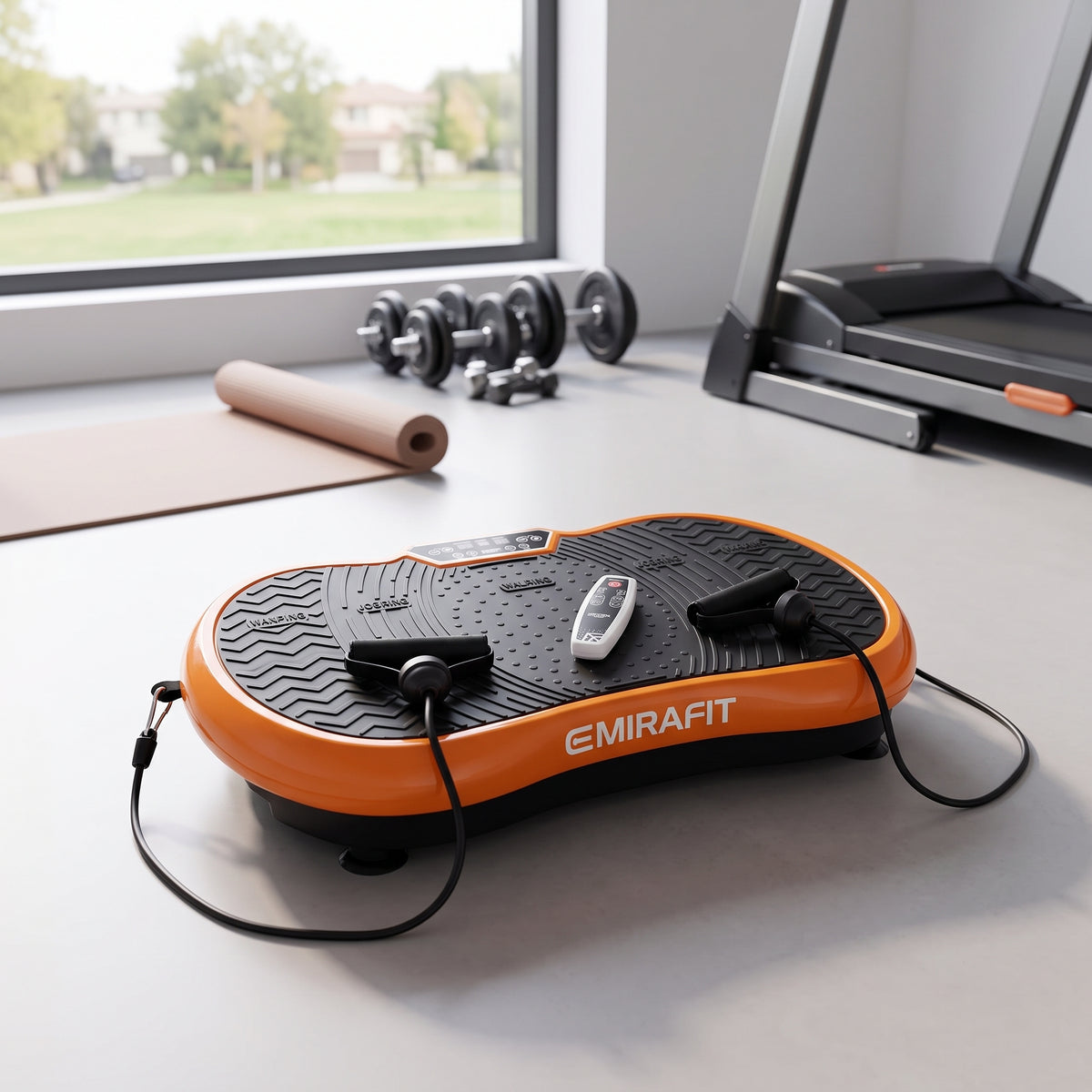 Plataforma Vibradora Reductora Grasa Fitness Con Bandas Aj1-