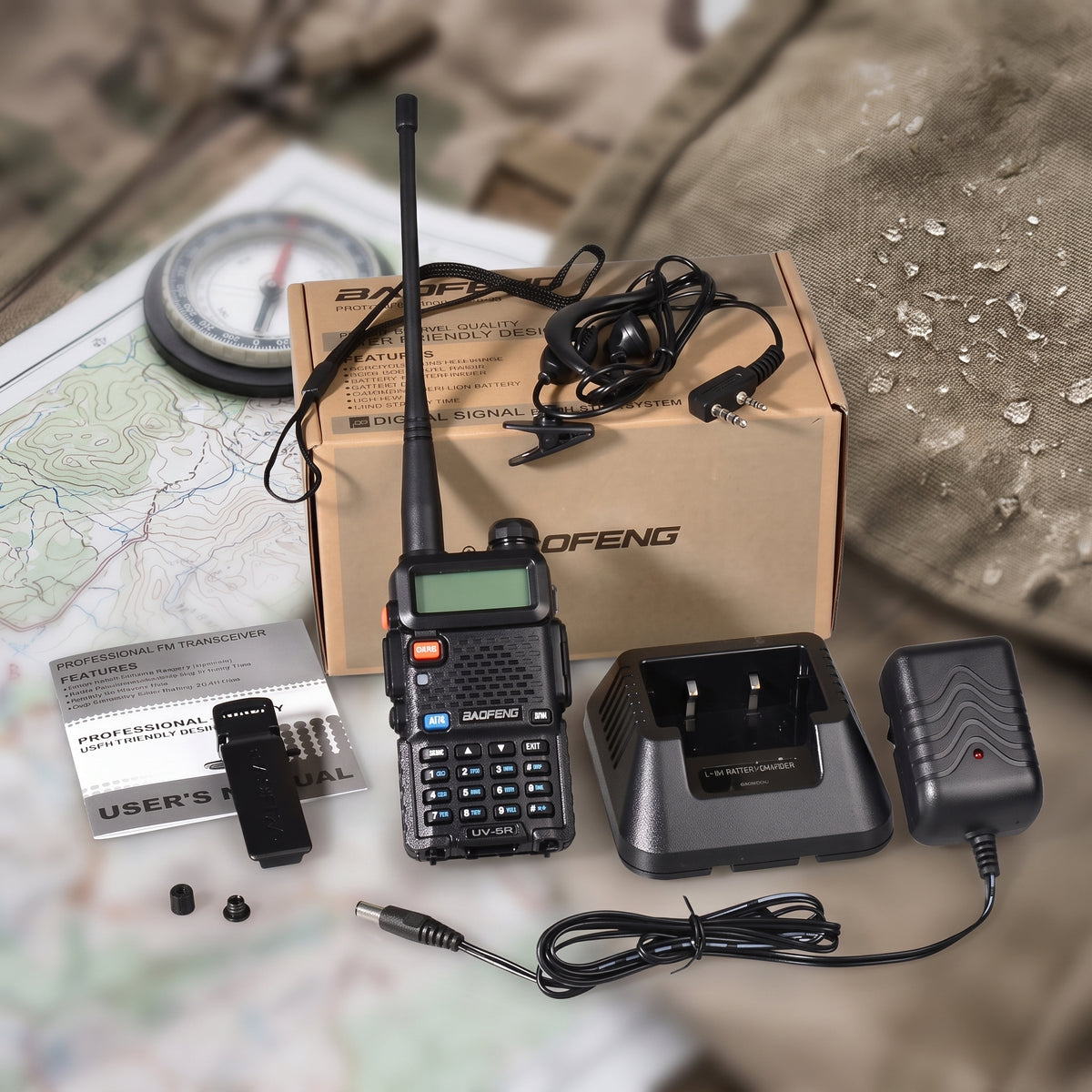 Radio Baofeng Uv-r5 128 Canales 7.4w 470mhz