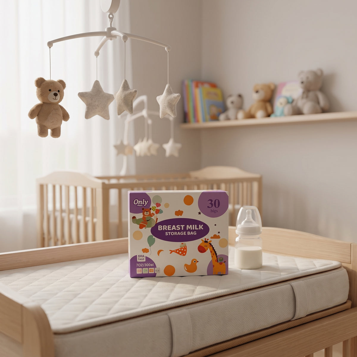 Bolsas Recolectoras De Leche Materna Only Baby Pack X30 200ml Sin Bpa
