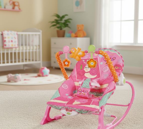 Silla Vibradora Mecedora Musical Niña Niños Baby Rocker