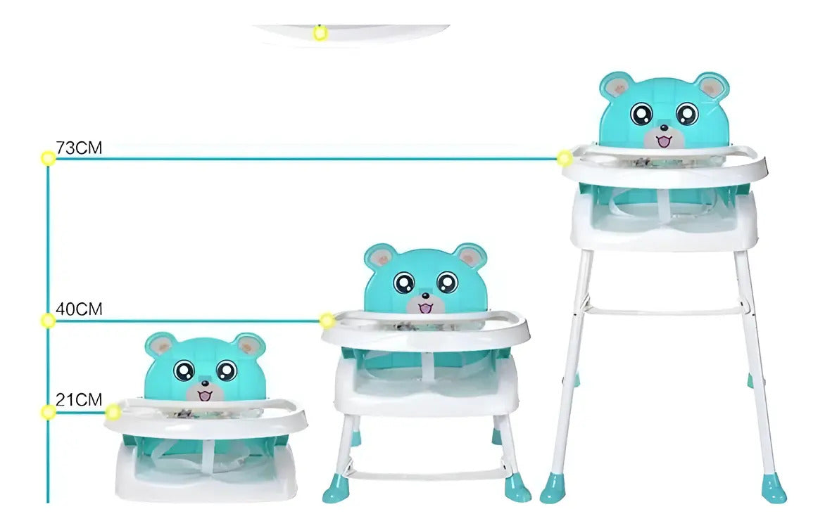 Silla Comedor Para Bebe Portátil Niños Osito