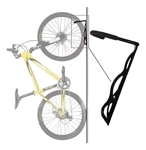 Soporte Pared Bicicleta Original Tornillos Chazos