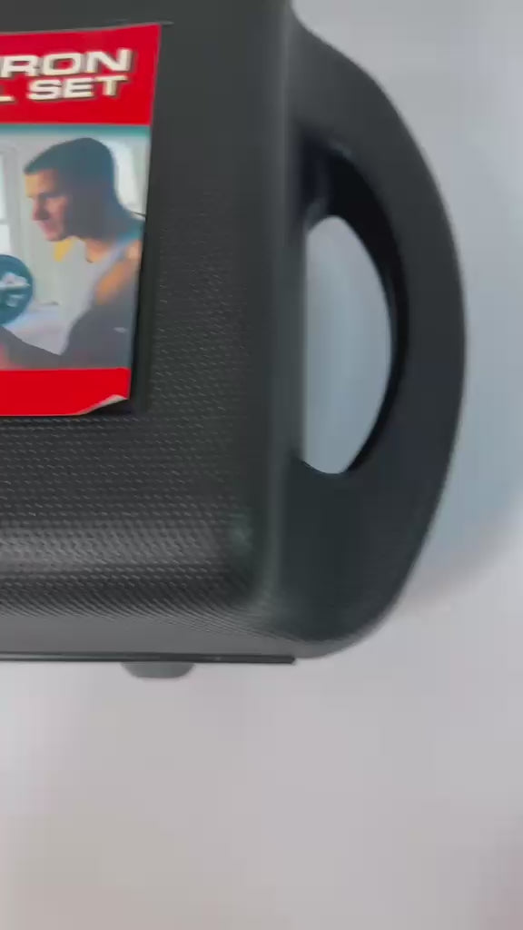 Cargar vídeo: Kit Pesas Mancuernas 20 Kg 40 Lb Gimnasio Portatil + Estuche