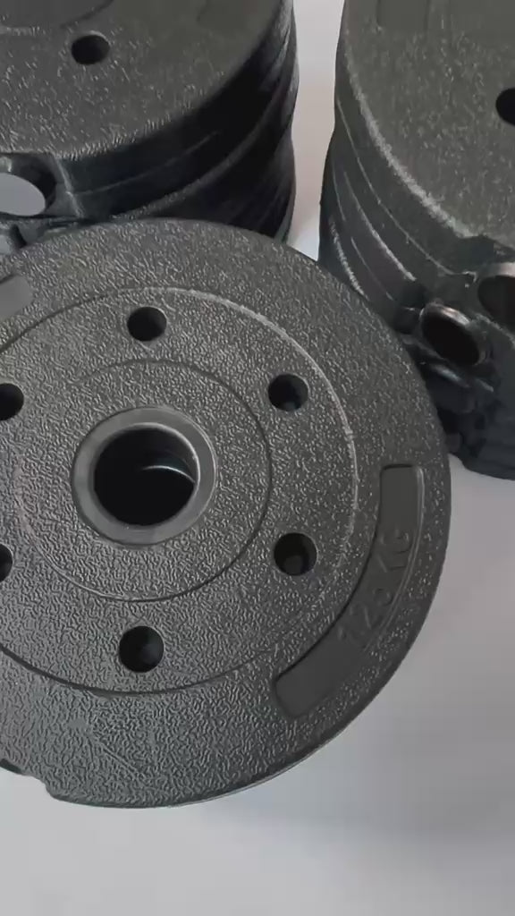 Cargar vídeo: Mancuernas Pesas Termoforrada 20kg 40lb Antideslizante